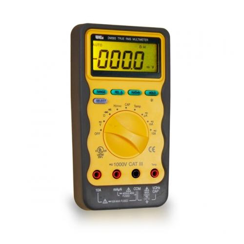 Uei Dm393, Digital Multimeter W/ True Rms, Temperature And Capacitance