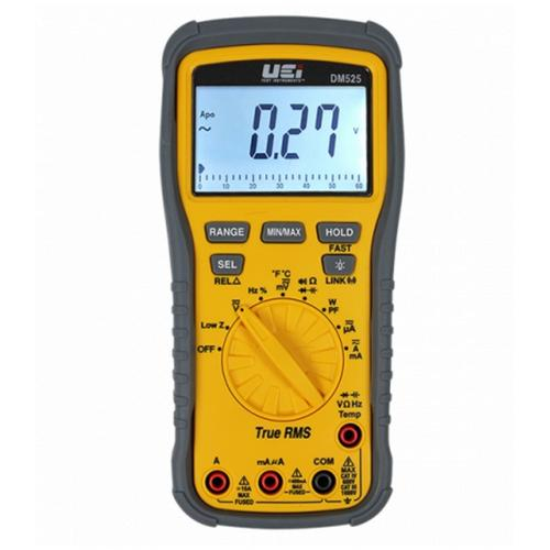 Uei Dm525, Rms 1000v Digital Multimeter, Temperature