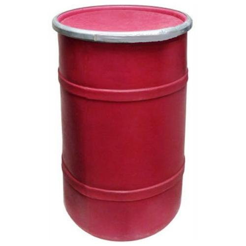 Us Roto Molding Ss-oh-15 Pl/br-rd, Red 15 Gallon Open Head Drum, Bolt