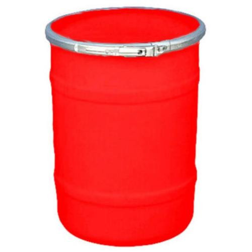 Us Roto Molding Ss-oh-15 Pl/sr-rd, Red 15 Gallon Open Head Drum