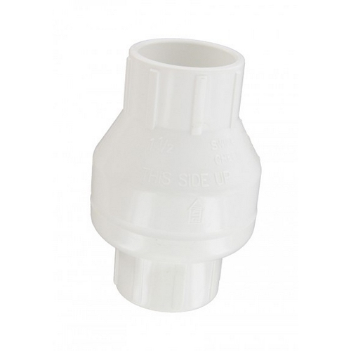 Valterra 200-15w, 1-1/2" Swing Check Valve With Slip Clear Ends