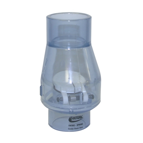 Valterra 200-c15, Clear Swing/spring Check Valve With Slip Ends