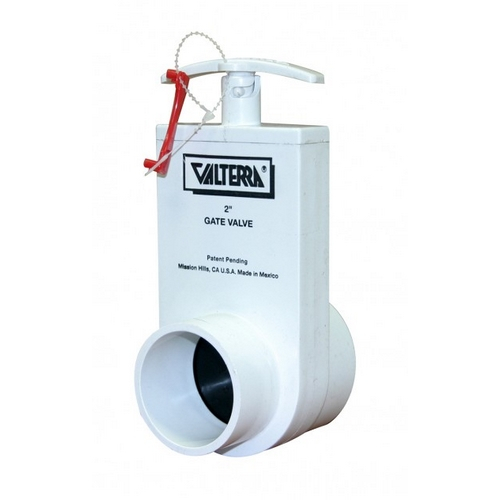 Valterra 2202x, 2" Pvc White Slip X Spigot Ends Unibody Valve