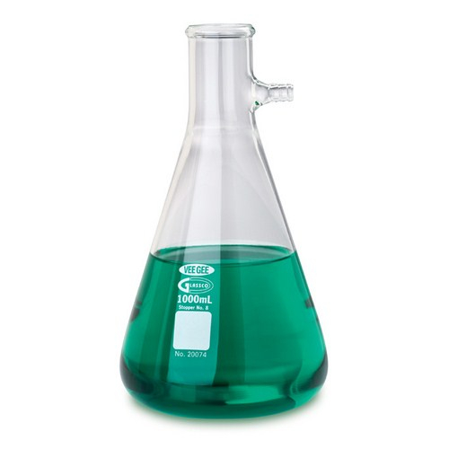 Vee Gee Scientific 20074-1000, 1000ml Filtering Flask