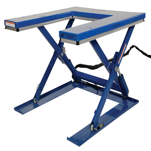 Buy Vestil EHU3, Low Profile "U" Type Electric Lift Table Mega Depot