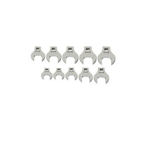Williams 10792, 3/8" Drive Metric Open End Crowfoot Wrench Set