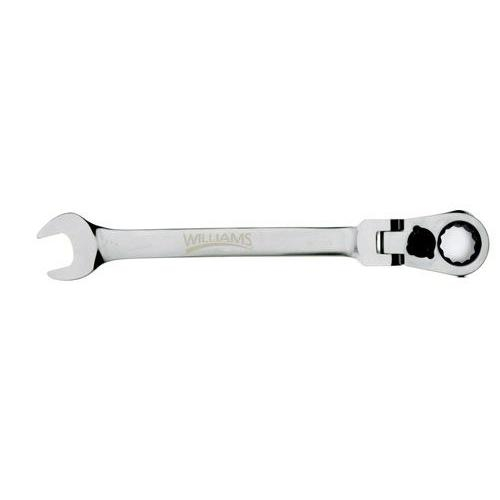 Williams 1213mrcf, Flex Head Reversible Ratcheting Comb Wrench, 13mm