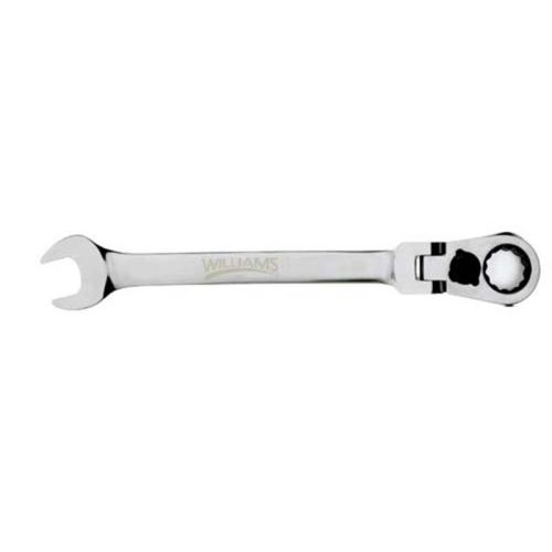 Williams 1218rcf, Flex-head Ratcheting Combination Wrench, Sae 9/16"