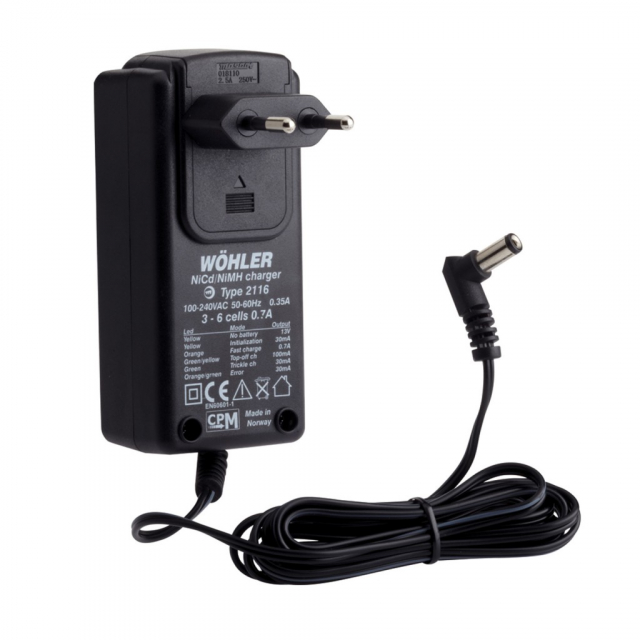 Wohler 3302, A500/a400 Quick Charger With Eu, Us, Gb Adapters