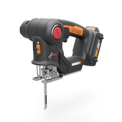 Worx Wx550l, 20v Axis Cordless Reciprocating & Jig Saw