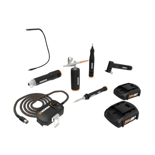 WORX 20V MakerX Power Share Kit with Rotary Tool, Soldering Iron and Air  Brush in Carry Bag at Tractor Supply Co.