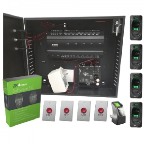 Zkteco Us-inbio-4 Door Kit, Inbio Ip-based Access Control Kit